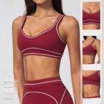 Color Block Yoga Sports Bra - Image 3