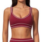 Color Block Yoga Sports Bra