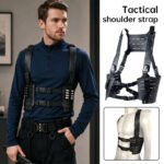 Tactical Shoulder Harness for Airsoft & Cosplay, Leon Kennedy Style Utility Chest Rig for Resident Evil Fans - Image 7