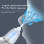Electric nasal suction device for babies, children, and infants, nasal mucus, nasal feces, nasal congestion, nasal suction machine cleaner - Image 3