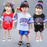 Children's Short Sleeve Set, Fashionable Baby T-Shirt, Boys' Sports Shorts, Girls' Cartoon Two-Piece Set - Image 5