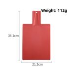 Foldable Plastic Cutting Board with Food Slide Feature - Image 3