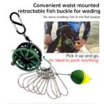 Stainless Steel Fishing Clip with Floats, 8 Clips Live Bait Hook Holder for Reel, Portable Fishing Tackle Tool - Image 12