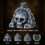 Aztec Death Whistle – Realistic Screaming Skull Sound Effect, Spooky Resin Prop for Halloween Pranks & Party Favors - Image 3