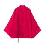 Knot buckle loose casual drape shirt - Image 3