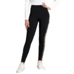 New Leopard Print Comfortable Casual Yoga Pants for Women, High Waist, Butt Lifting, Stretchy Long Pants - Image 5