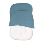 Flat weave fine cloth cover for baby lounge chair, soft organic cotton cover, newborn biomimetic bed, travel portable small bed - Image 9