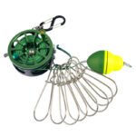 Stainless Steel Fishing Clip with Floats, 8 Clips Live Bait Hook Holder for Reel, Portable Fishing Tackle Tool - Image 6