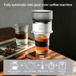 Mini Electric Coffee Grinder & Brewer – Automatic Drip Coffee Maker with Stirring Cup - Image 7