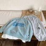 Printed sweatshirt children's retro round neck loop hoodie - Image 5