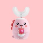 U-shaped electric toothbrush children's rechargeable 2-6-12-year-old rechargeable baby toothbrush U-shaped little dinosaur child - Image 7