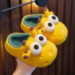 Autumn and winter baby cotton slippers for boys and girls, warm and plush bag with cotton cover and waterproof large, medium, and small children cotton slippers - Image 6