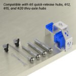 RISK Bike Wheel Repair Vise – Heavy Duty Hub Holder for Freewheel & Cassette Maintenance (MTB/Road) - Image 9