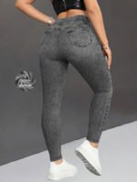 New Leopard Print Comfortable Casual Yoga Pants for Women, High Waist, Butt Lifting, Stretchy Long Pants - Image 6