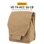 Tactical Laser Cut MOLLE Admin Pouch, Multi-Use Utility Bag for 5.56 & 9mm Mag Storage, First Aid & EDC Organizer - Image 5