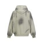 Hairy edge washed and spray dyed hoodie - Image 2