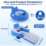 PowerFloat – Electric Propeller Inflatable Lounge Chair, Hands-Free Pool & Lake Cruiser - Image 9