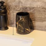 Luxury Couple’s Ceramic Cup Set – High-End Bathroom Tumblers - Image 2