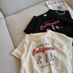 Summer Top Cartoon Letter Short Sleeve T-shirt - Image 4