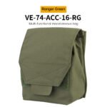Tactical Laser Cut MOLLE Admin Pouch, Multi-Use Utility Bag for 5.56 & 9mm Mag Storage, First Aid & EDC Organizer - Image 4