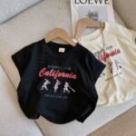 Summer Top Cartoon Letter Short Sleeve T-shirt - Image 6
