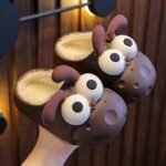 Autumn and winter baby cotton slippers for boys and girls, warm and plush bag with cotton cover and waterproof large, medium, and small children cotton slippers - Image 7