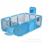 Children's fence baby basketball fence safety stainless steel playpen children's ball pit baby indoor playground baby park fence - Image 13
