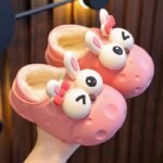 Autumn and winter baby cotton slippers for boys and girls, warm and plush bag with cotton cover and waterproof large, medium, and small children cotton slippers - Image 5