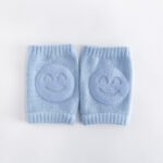 Woolen loop baby socks, elbow protection, walking and crawling, knee protection, baby and child knee protection, smiling face knee protection - Image 8