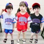 Children's Short Sleeve Set, Fashionable Baby T-Shirt, Boys' Sports Shorts, Girls' Cartoon Two-Piece Set - Image 4
