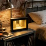 LED Abyss Mirror Display Case – Wooden Infinity Shadow Box for Mini Figures, Cool Desktop Decor & Collector Gift - Image 3