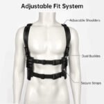 Tactical Shoulder Harness for Airsoft & Cosplay, Leon Kennedy Style Utility Chest Rig for Resident Evil Fans - Image 6