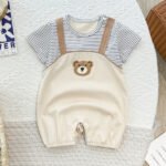 Cute Baby Onesie for Boys and Girls, Short Sleeve Romper - Image 4