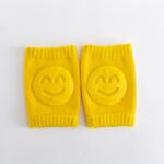 Woolen loop baby socks, elbow protection, walking and crawling, knee protection, baby and child knee protection, smiling face knee protection - Image 10