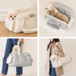 Winter Warm Cat Carrier | Large Capacity Breathable Shoulder Pet Bag for Cold Weather Travel - Image 6