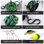 Stainless Steel Fishing Clip with Floats, 8 Clips Live Bait Hook Holder for Reel, Portable Fishing Tackle Tool - Image 9