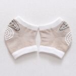 3 pairs of cotton children's knee pads, autumn glue dispensing, anti slip baby knee pads, mesh breathable exercise, baby crawlin - Image 3