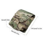 Tactical Laser Cut MOLLE Admin Pouch, Multi-Use Utility Bag for 5.56 & 9mm Mag Storage, First Aid & EDC Organizer - Image 13