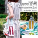 2-in-1 Portable Folding Ice Ball Maker Bottle, Silicone Freezer Ice Mold & Water Bottle for Cocktails, Travel, Gym - Image 6