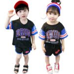 Children's Short Sleeve Set, Fashionable Baby T-Shirt, Boys' Sports Shorts, Girls' Cartoon Two-Piece Set - Image 8