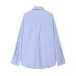 Retro women's pure linen shirt for summer - Image 2