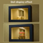 LED Abyss Mirror Display Case – Wooden Infinity Shadow Box for Mini Figures, Cool Desktop Decor & Collector Gift - Image 5