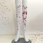 Costume Accessories Nurse Student Bloody Socks Halloween Adult Socks Kids Ghost Festival Zombie Socks Striped - Image 2