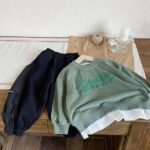 Printed sweatshirt children's retro round neck loop hoodie - Image 4