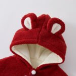 Poncho Coat for Baby Girls, Warm Thickened Winter Outerwear, Stylish and Versatile Cape Design - Image 5