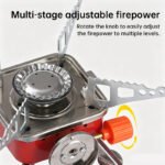 Ultra-Light Foldable Outdoor Gas Stove, Compact Backpacking Burner for Camping, Hiking, Fishing, Trekking & Picnic - Image 7