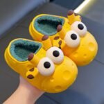 Autumn and winter baby cotton slippers for boys and girls, warm and plush bag with cotton cover and waterproof large, medium, and small children cotton slippers - Image 13
