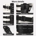 Tactical Shoulder Harness for Airsoft & Cosplay, Leon Kennedy Style Utility Chest Rig for Resident Evil Fans - Image 5
