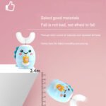U-shaped electric toothbrush children's rechargeable 2-6-12-year-old rechargeable baby toothbrush U-shaped little dinosaur child - Image 4