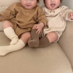 Baby crawling clothes rainbow embroidery bag fart jumpsuit - Image 3